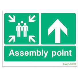 Assembly Point Up - 1mm Foamex (300x200)