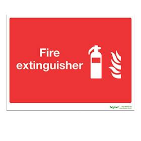 Fire Extinguisher - 1mm Foamex (300x200)