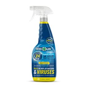Hycolin 24 Hour Disinfectant Cleaner with Byotrol Technology Floral Fragrance (750ml)