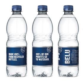 Belu 100% Recycled Bottled Water 500ml - Case of 24