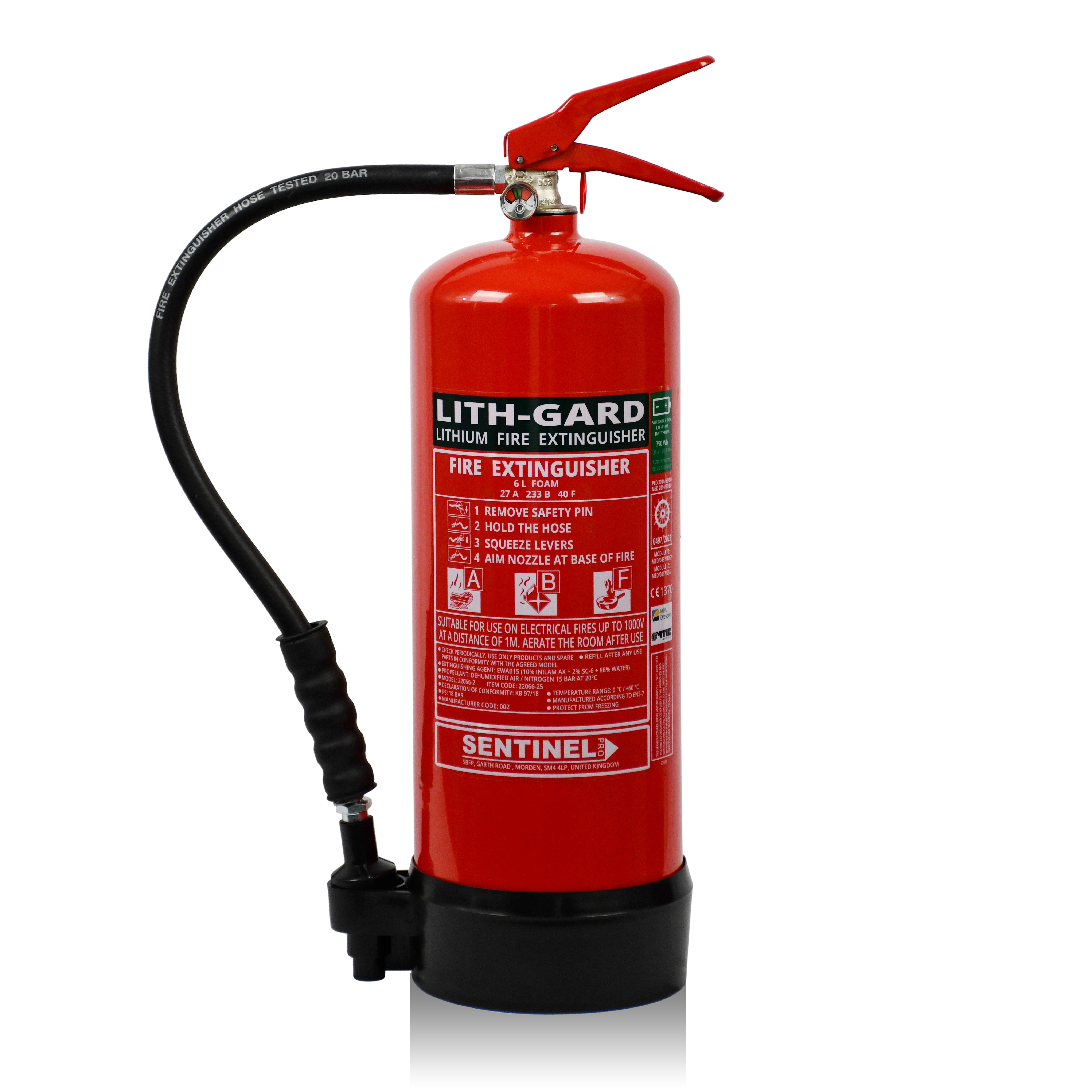 6 Litre Lith-Gard Extinguisher