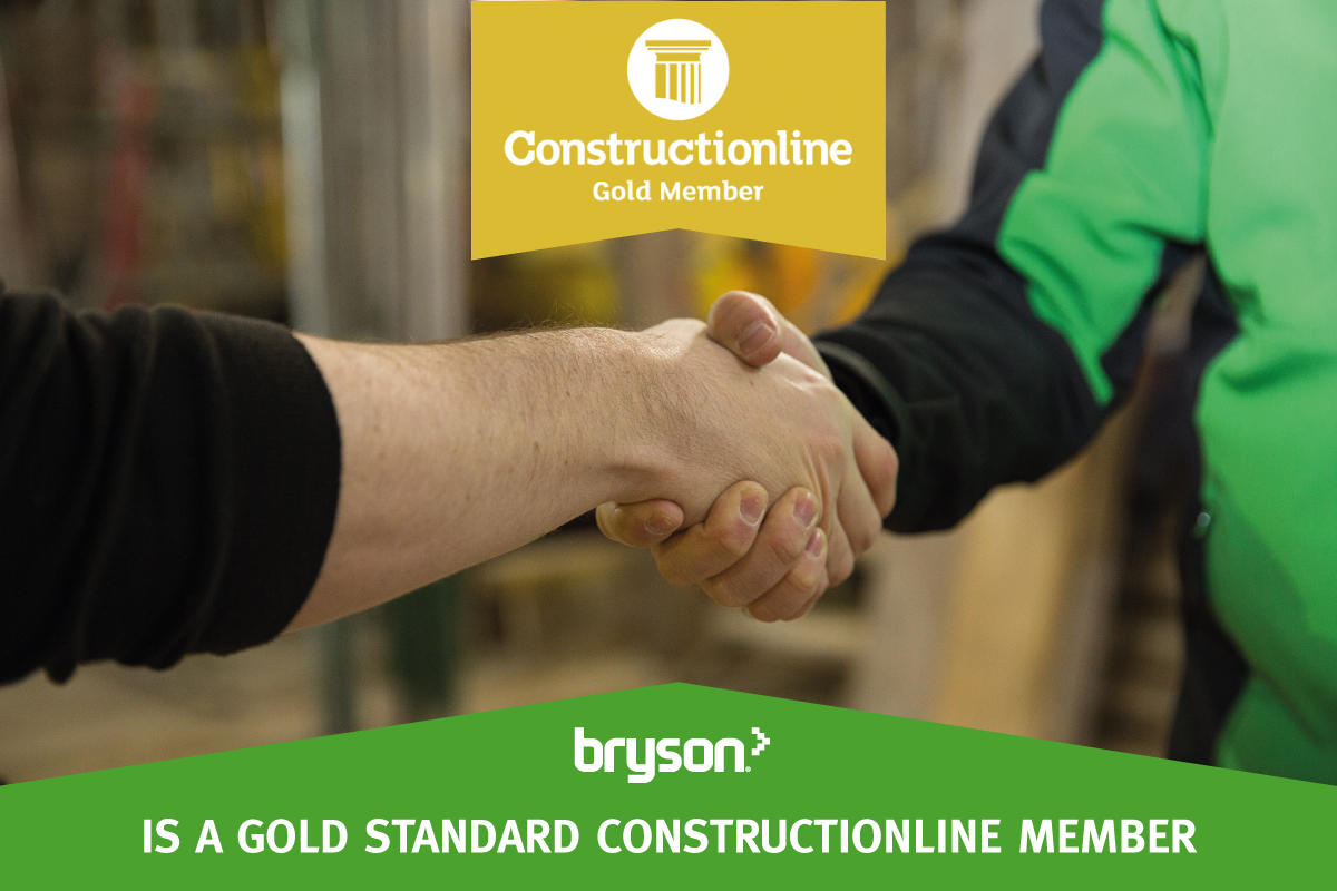 Bryson is a gold standard constructionline member