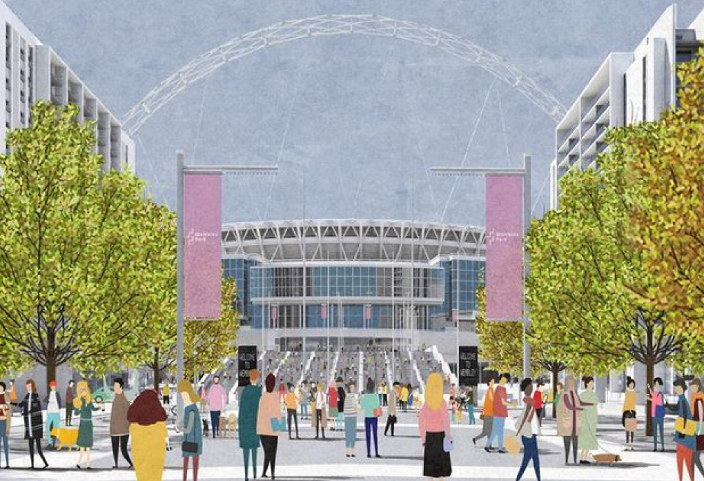Wembley Way is getting a whole new look