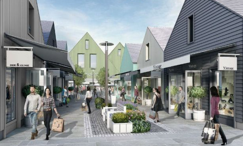 £100m designer outlet that will create 1,500 jobs is given the go ahead